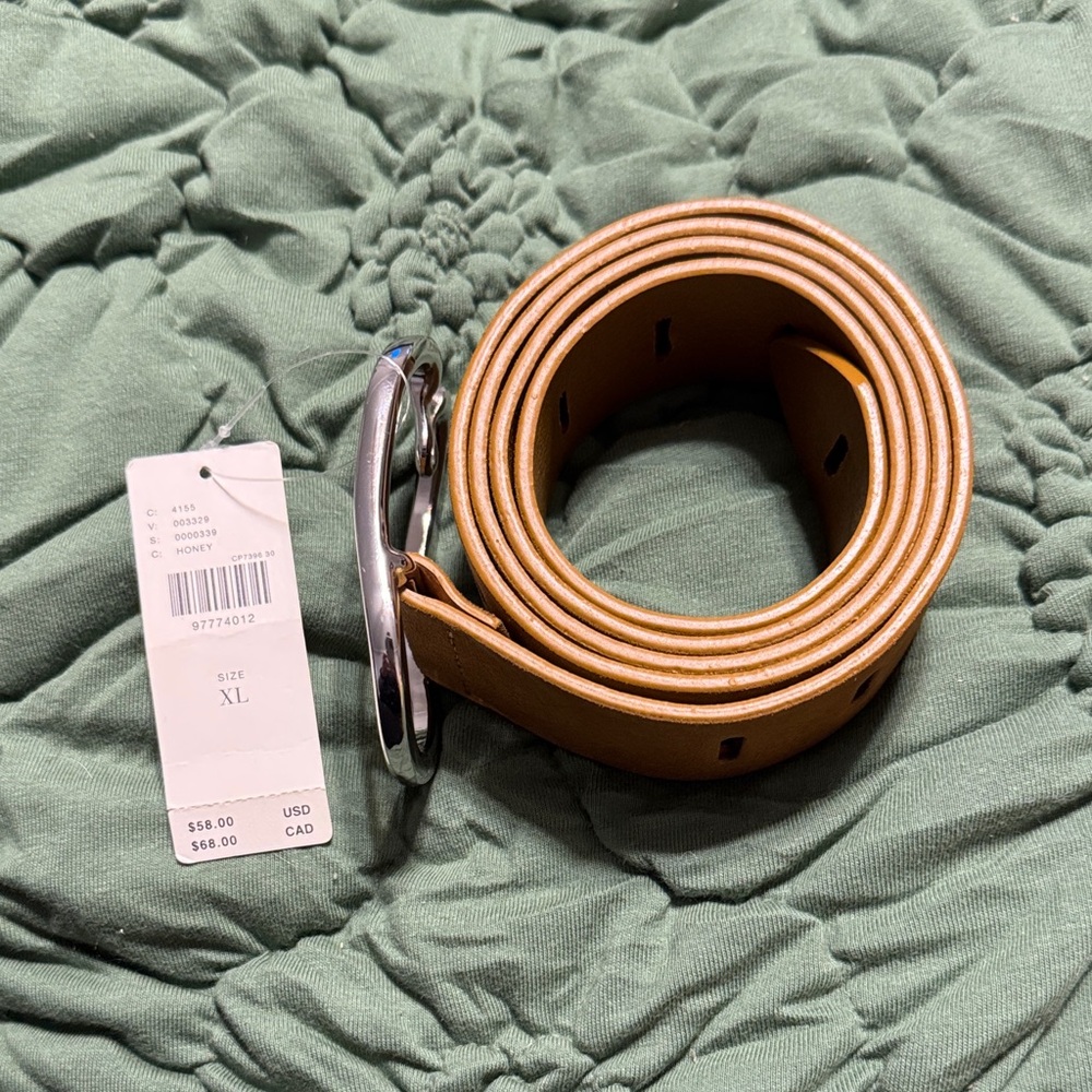 ✨ Anthropologie Adjustable Notch Belt Sz XL - Picture 3 of 4